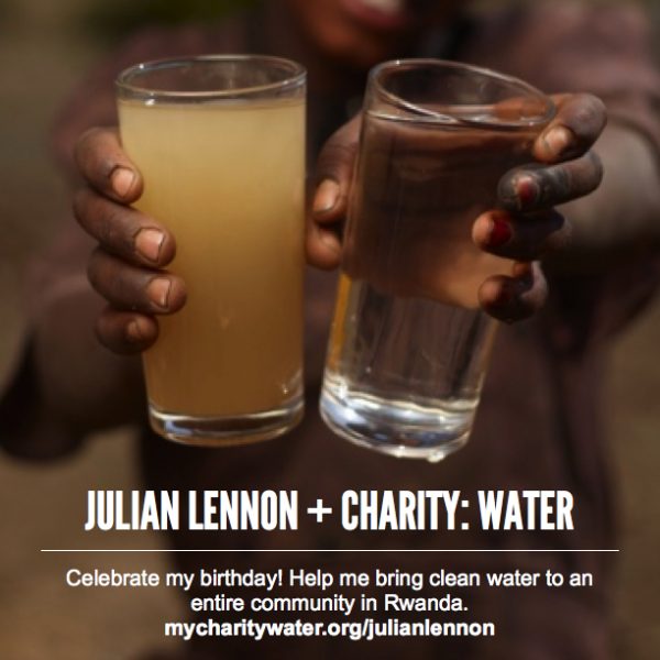 Julian Lennon Charity Water Birthday Fundraiser Rwanda Clean Water Julian Lennon Charity Water Birthday Fundraiser Rwanda Clean Water